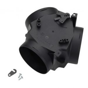 autoterm Warmluft Verteiler mit Regelklappe & Bowdenzug Ø3x90mm